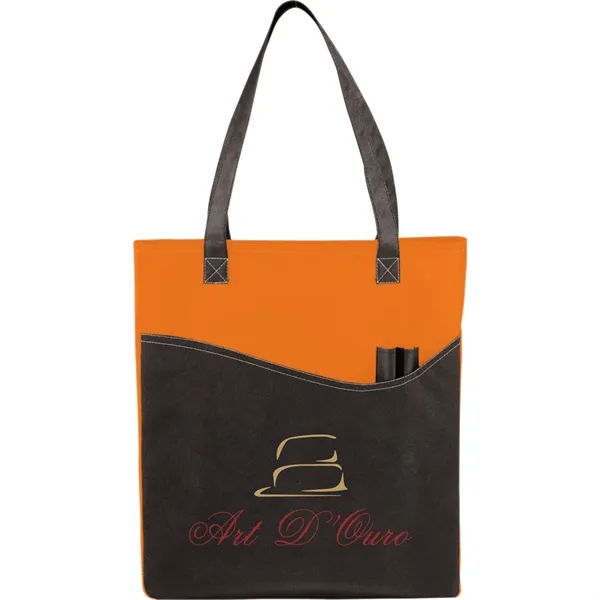 3" x 17" x 15" non-woven tote bag with 26" handles... from ASI 66887 PCNA / Bullet