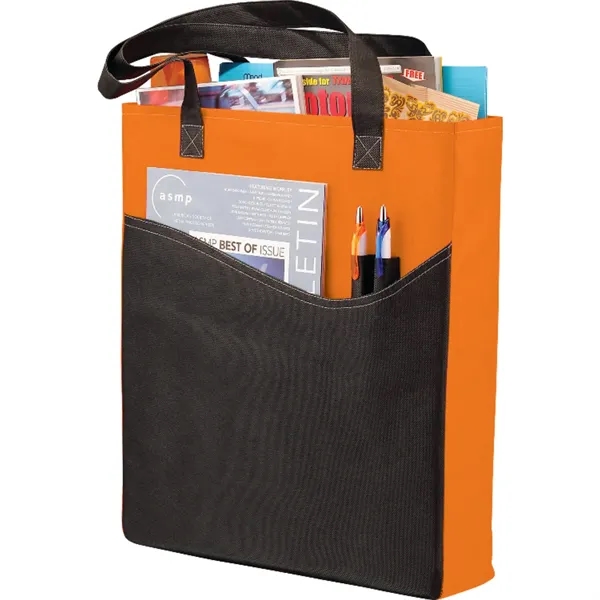 3" x 17" x 15" non-woven tote bag with 26" handles... from ASI 66887 PCNA / Bullet