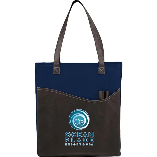 3" x 17" x 15" non-woven tote bag with 26" handles... from ASI 66887 PCNA / Bullet