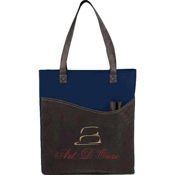 3" x 17" x 15" non-woven tote bag with 26" handles... from ASI 66887 PCNA / Bullet