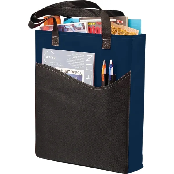 3" x 17" x 15" non-woven tote bag with 26" handles... from ASI 66887 PCNA / Bullet