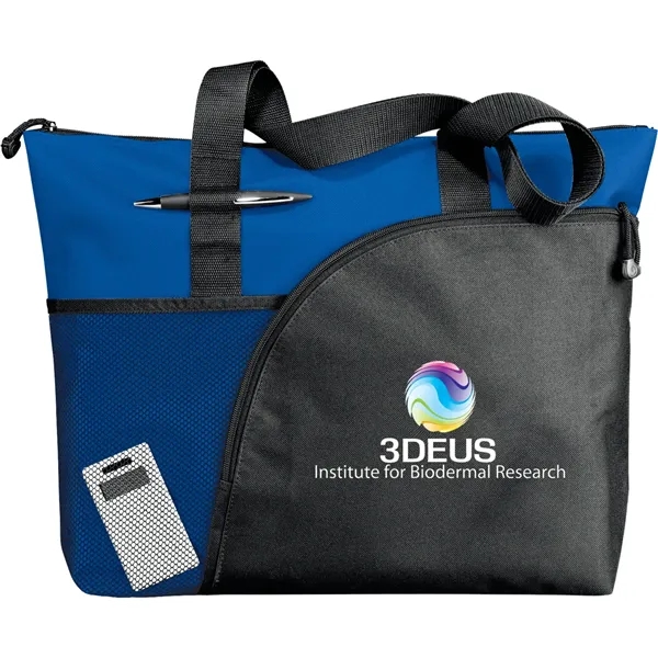 3.5" x 14" x 18" zippered tote bag.... from ASI 66887 PCNA / Leeds