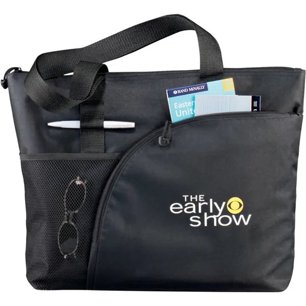 3.5" x 14" x 18" zippered tote bag.... from ASI 66887 PCNA / Leeds