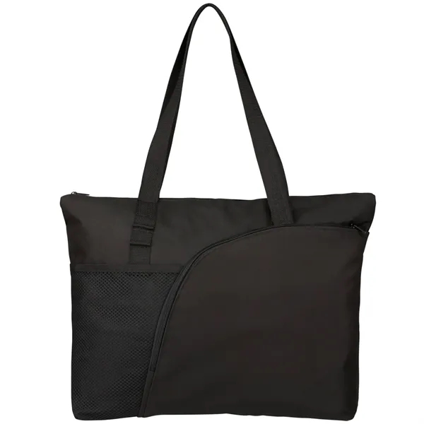 3.5" x 14" x 18" zippered tote bag.... from ASI 66887 PCNA / Leeds