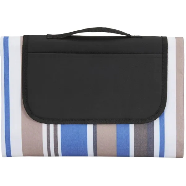 60" x 80" oversized striped picnic and beach blanket.... from ASI 66887 PCNA / Leeds