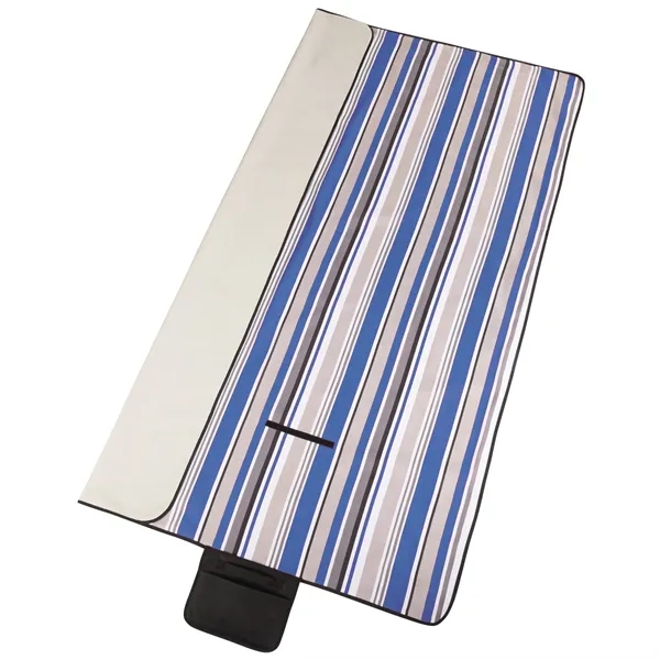 60" x 80" oversized striped picnic and beach blanket.... from ASI 66887 PCNA / Leeds
