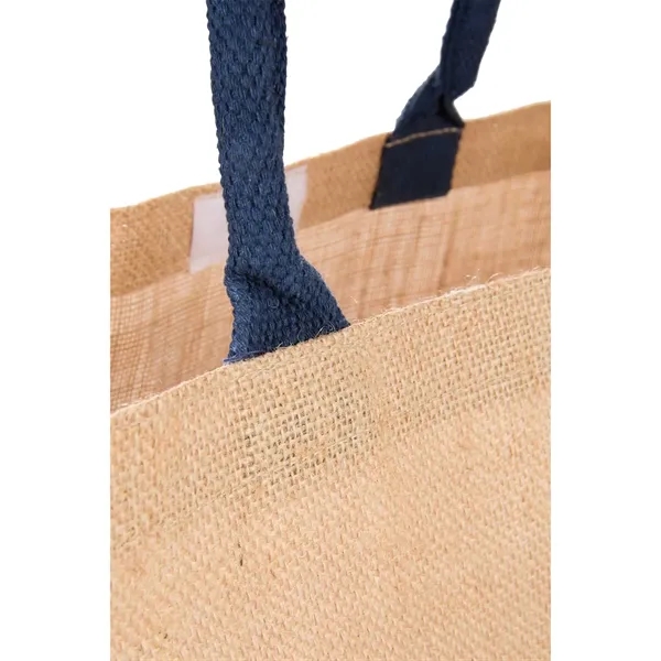 7.8" x 14" x 15.75" jute tote bag with 17" handles... from ASI 66887 PCNA / Bullet