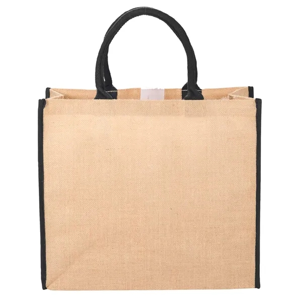 7.8" x 14" x 15.75" jute tote bag with 17" handles... from ASI 66887 PCNA / Bullet