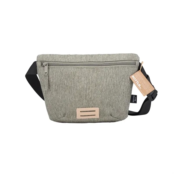 Recycled fanny pack with zippered compartment and adjustable waist belt up... from ASI 66887 PCNA / Bullet