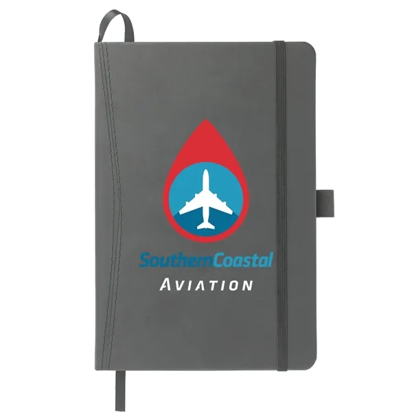 5.75" x 8.5" pocket bound journal with stitched hard cover, pen... from ASI 66887 PCNA / Leeds