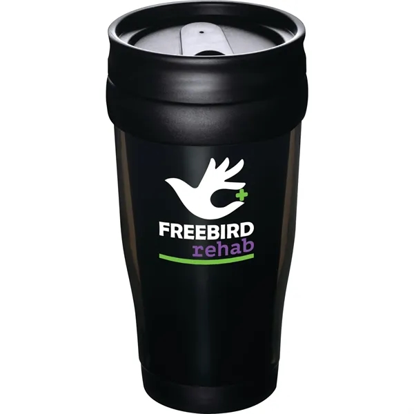 16 oz. insulated tumbler with double wall construction and twist-on slide... from ASI 66887 PCNA / Bullet