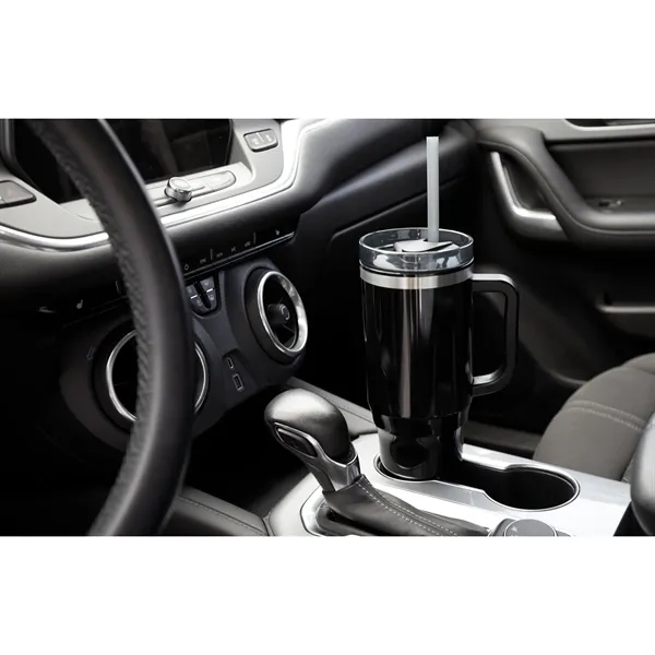 40 oz. double wall insulated tumbler with lid and straw.... from ASI 66887 PCNA / Bullet