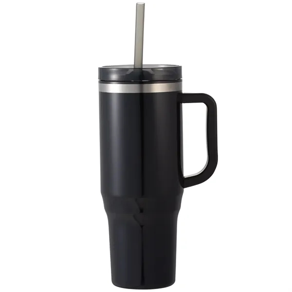 40 oz. double wall insulated tumbler with lid and straw.... from ASI 66887 PCNA / Bullet