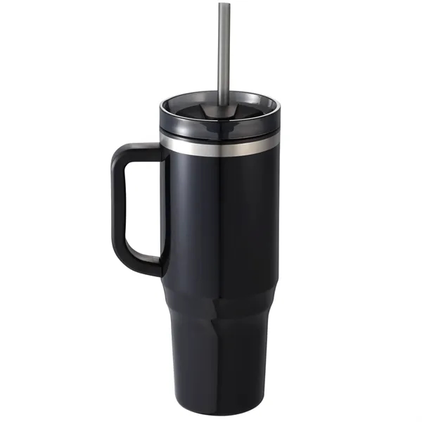 40 oz. double wall insulated tumbler with lid and straw.... from ASI 66887 PCNA / Bullet
