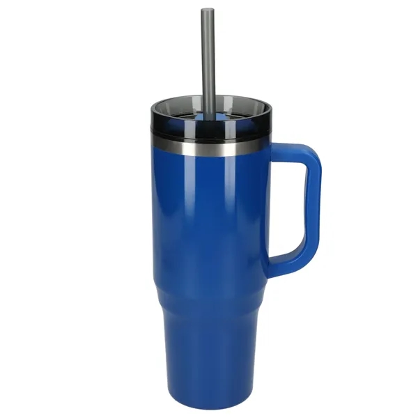 40 oz. double wall insulated tumbler with lid and straw.... from ASI 66887 PCNA / Bullet
