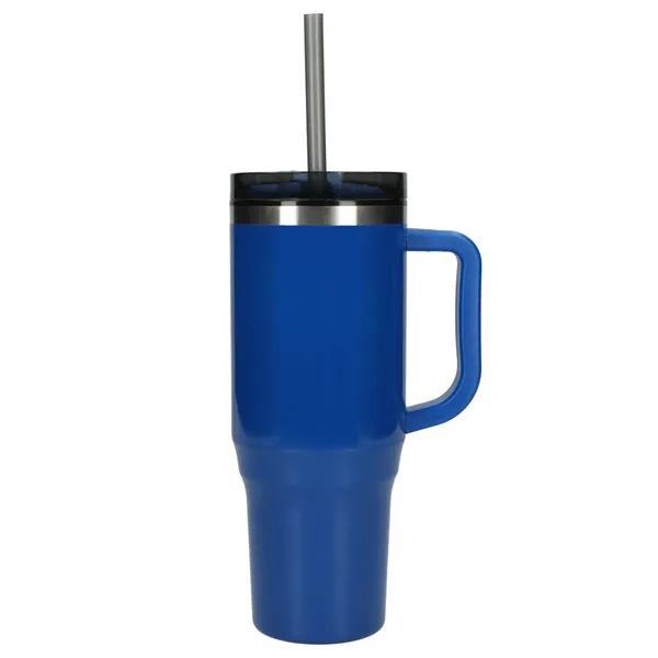 40 oz. double wall insulated tumbler with lid and straw.... from ASI 66887 PCNA / Bullet