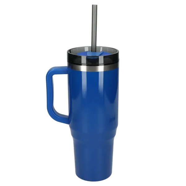 40 oz. double wall insulated tumbler with lid and straw.... from ASI 66887 PCNA / Bullet