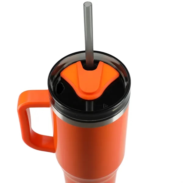 40 oz. double wall insulated tumbler with lid and straw.... from ASI 66887 PCNA / Bullet