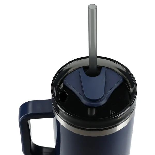 40 oz. double wall insulated tumbler with lid and straw.... from ASI 66887 PCNA / Bullet