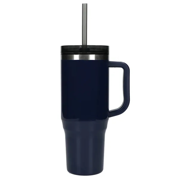 40 oz. double wall insulated tumbler with lid and straw.... from ASI 66887 PCNA / Bullet