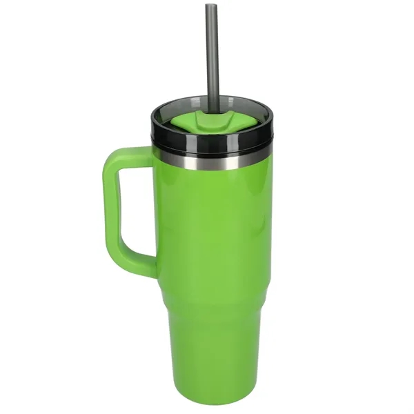 40 oz. double wall insulated tumbler with lid and straw.... from ASI 66887 PCNA / Bullet