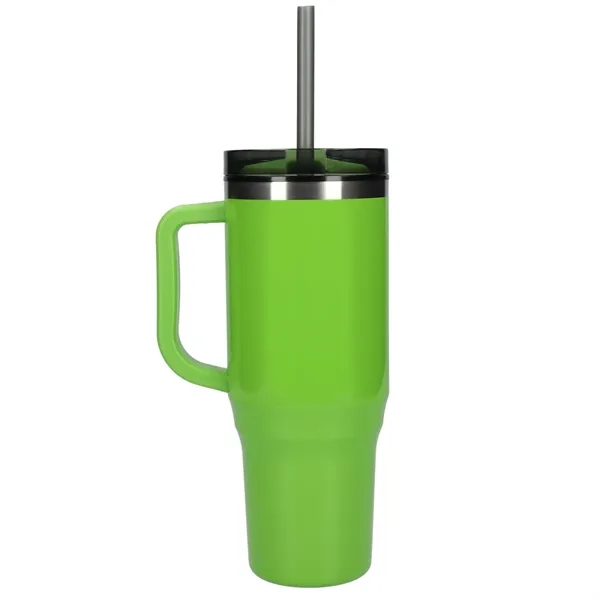 40 oz. double wall insulated tumbler with lid and straw.... from ASI 66887 PCNA / Bullet