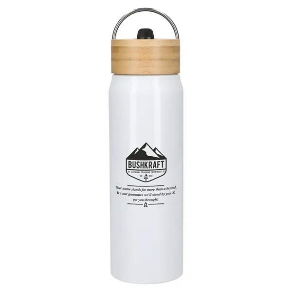 26 oz. aluminum bottle with bamboo lid.... from ASI 66887 PCNA / Bullet