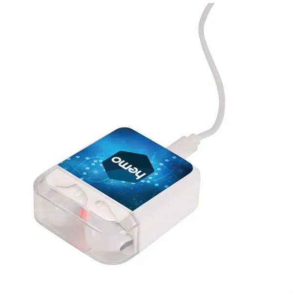 Wireless earbuds with a charging case... from ASI 66887 PCNA / Leeds