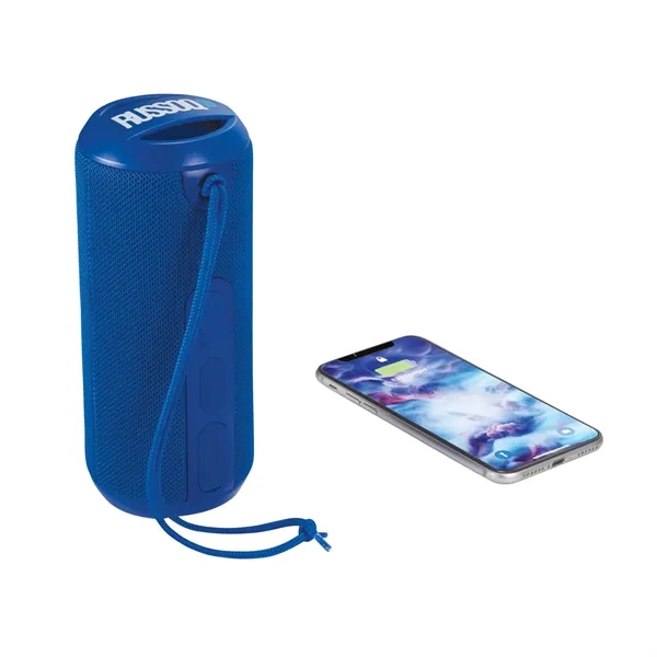 Waterproof Bluetooth speaker with micro USB charging cable and carry string.... from ASI 66887 PCNA / Leeds