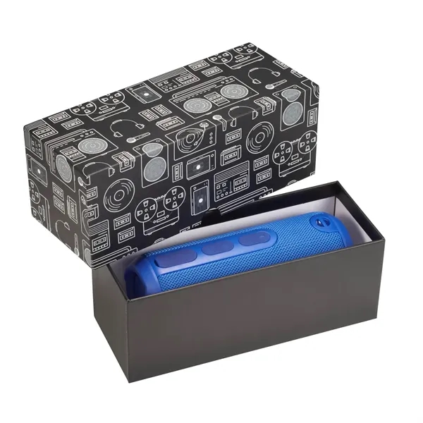 Waterproof Bluetooth speaker with micro USB charging cable and carry string.... from ASI 66887 PCNA / Leeds