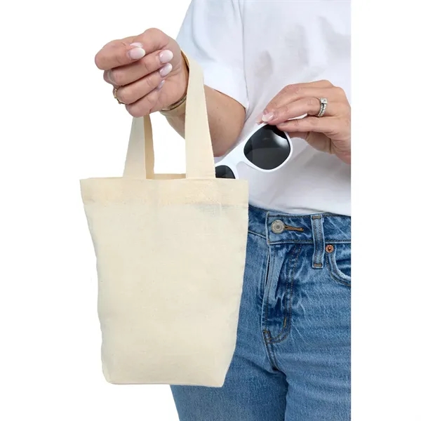 Mini 4oz Organic Cotton Tote... from ASI 66887 PCNA / Bullet