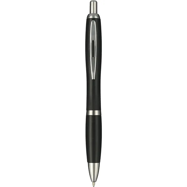 Plunger action ballpoint with chrome accents and 45% wheat straw construction.... from ASI 66887 PCNA / Bullet