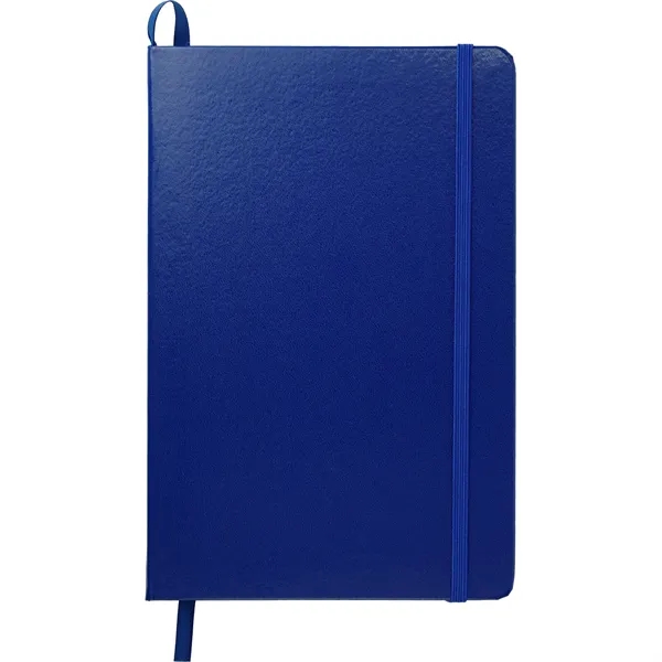 Hard cover journal with 80 sheets of cream-colored lined paper, elastic... from ASI 66887 PCNA / Leeds