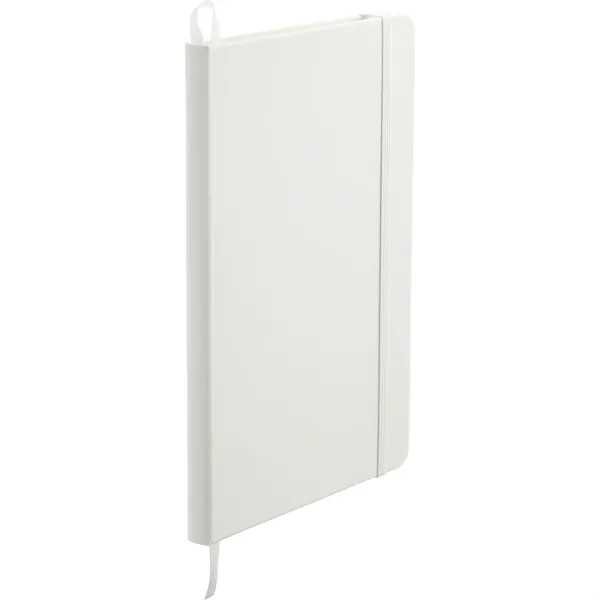 Hard cover journal with 80 sheets of cream-colored lined paper, elastic... from ASI 66887 PCNA / Leeds
