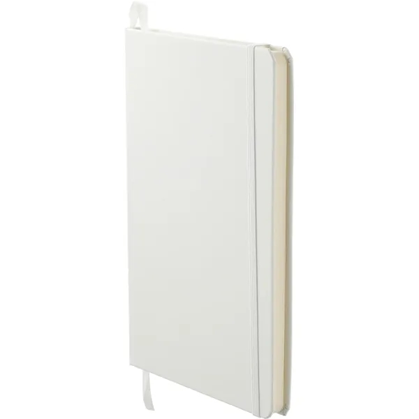 Hard cover journal with 80 sheets of cream-colored lined paper, elastic... from ASI 66887 PCNA / Leeds