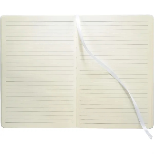 Hard cover journal with 80 sheets of cream-colored lined paper, elastic... from ASI 66887 PCNA / Leeds
