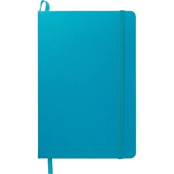 Hard cover journal with 80 sheets of cream-colored lined paper, elastic... from ASI 66887 PCNA / Leeds