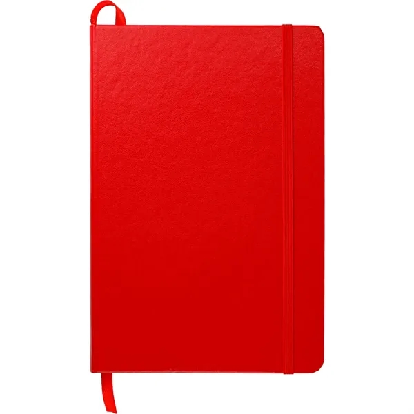 Hard cover journal with 80 sheets of cream-colored lined paper, elastic... from ASI 66887 PCNA / Leeds