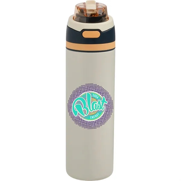 Elvin 28oz Recycled Stainless Flip Straw Bottle... from ASI 66887 PCNA / Bullet