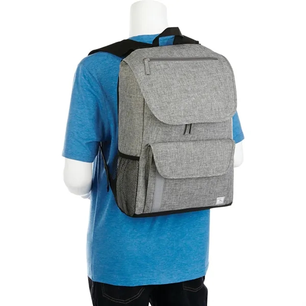 5.25" x 18.75" x 12.75" laptop backpack with multiple pockets, padded... from ASI 66887 PCNA / Leeds