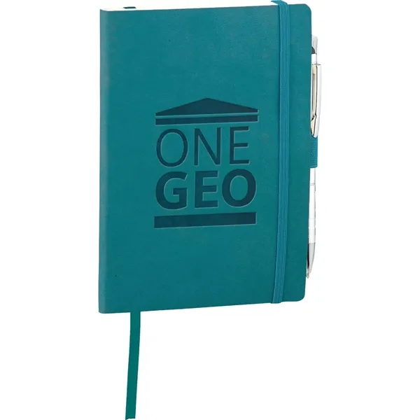 5" x 7" journal with soft cover, built-in elastic closure, ribbon... from ASI 66887 PCNA / Leeds