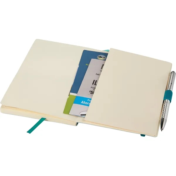 5" x 7" journal with soft cover, built-in elastic closure, ribbon... from ASI 66887 PCNA / Leeds