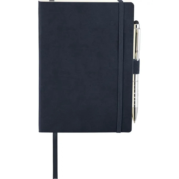 5" x 7" journal with soft cover, built-in elastic closure, ribbon... from ASI 66887 PCNA / Leeds