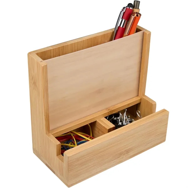 FSC® 100% Bamboo Photo Frame Desktop Organizer... from ASI 66887 PCNA / Bullet