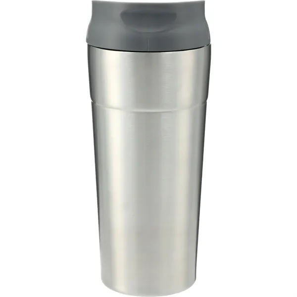17 oz. double wall stainless steel tumbler with drink through thumb-slide... from ASI 66887 PCNA / Leeds