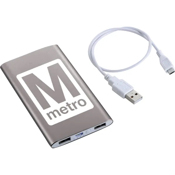 Aluminum 4,000mAh power bank.... from ASI 66887 PCNA / Bullet