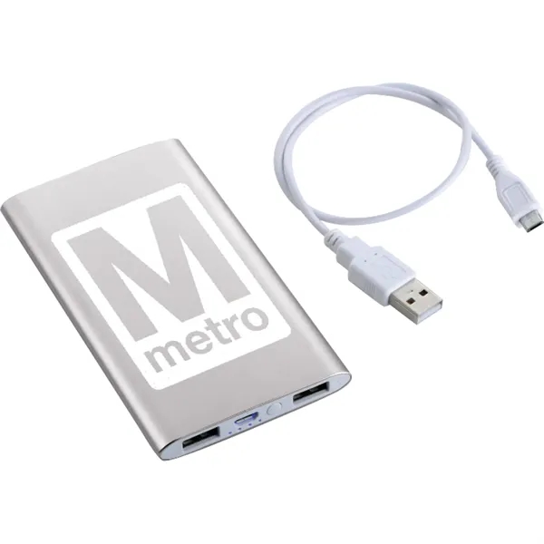 Aluminum 4,000mAh power bank.... from ASI 66887 PCNA / Bullet