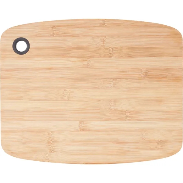 15" x 12" bamboo cutting board with thumb hole and silicone... from ASI 66887 PCNA / Leeds