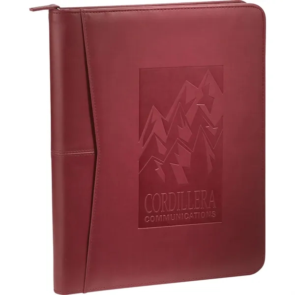 Zippered padfolio with multiple pockets, writing pad, two USB flash drive... from ASI 66887 PCNA / Leeds