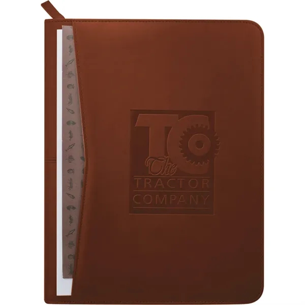 Zippered padfolio with multiple pockets, writing pad, two USB flash drive... from ASI 66887 PCNA / Leeds